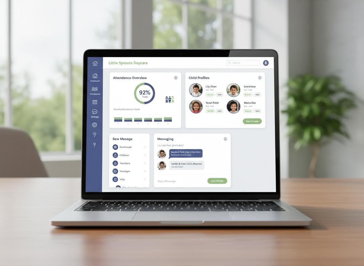 Daycare Assistant dashboard interface